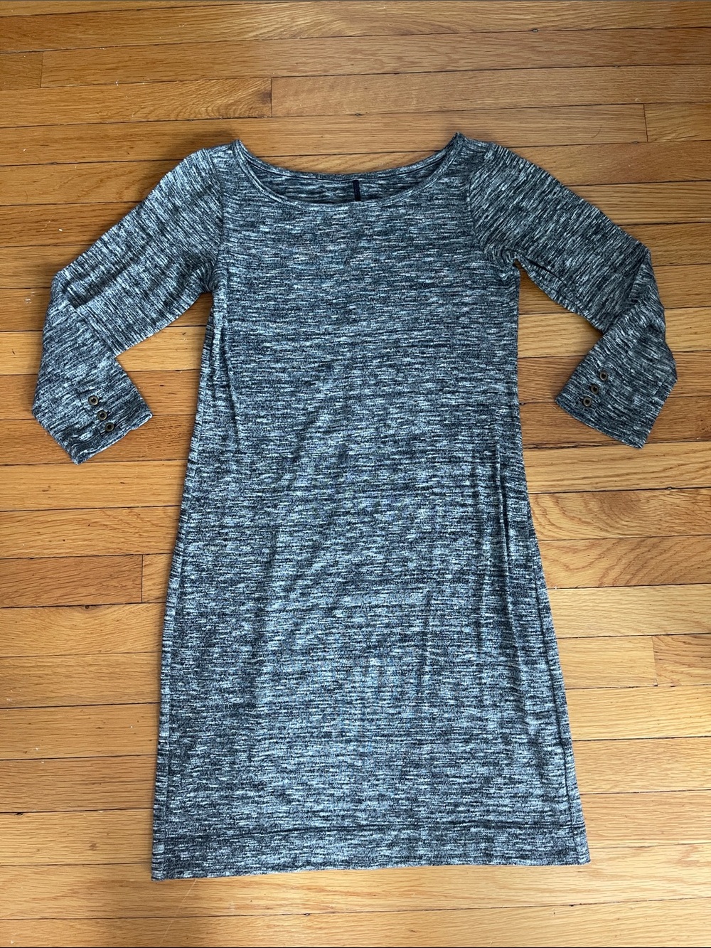 Club Monaco XS Heather Gray Knit Dress